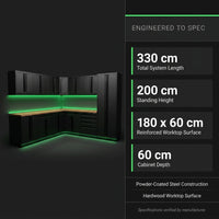 ApexForge Shadowline Pro Modular Garage Cabinet System — Results & Stats