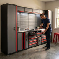 RedLine ApexMax Garage Cabinet System — Lifestyle