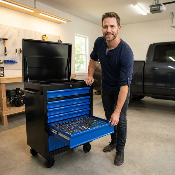 Rolling Tool Chest Set Built for Pro Performance, Heavy-Duty Steel, Soft-Close Drawers, Complete Tool Kit