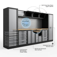 TitanForge WallLine Ultimate Garage Workbench Suite — How It Works